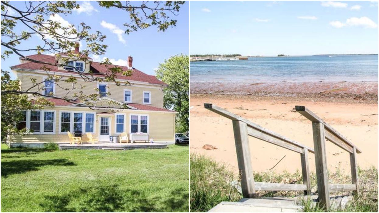 This Huge House For Sale In PEI Has A Staircase To The Beach & Costs Just $209K (VIDEO)