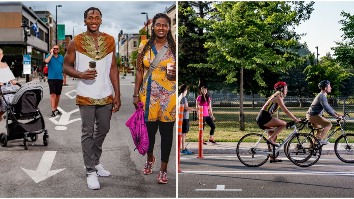 De nouvelles voies piétonnes et cyclables mises en place pour faciliter la distanciation physique cet été