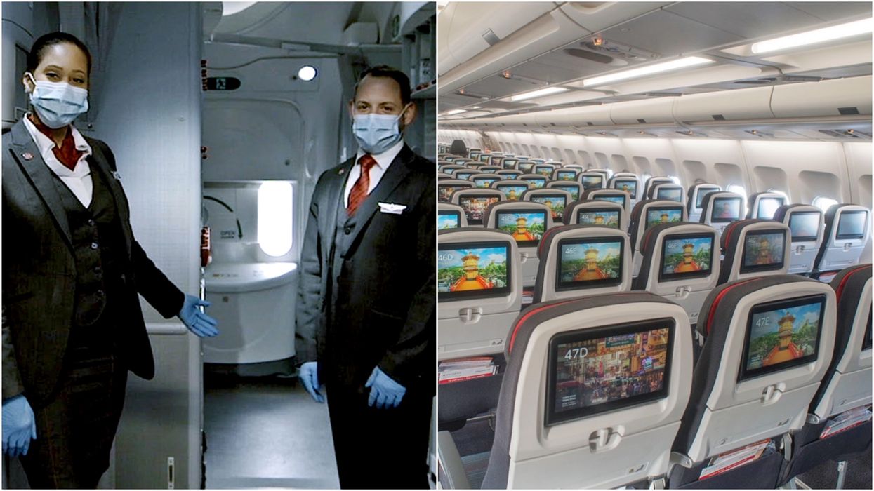 Air Canada Is Ending Socially-Distanced Flights & In-Flight Meals Are Making A Comeback