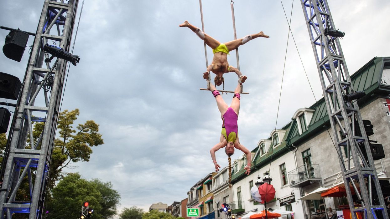 Des mini-shows de cirque gratuits vont prendre d'assaut les rues de Montréal cet été