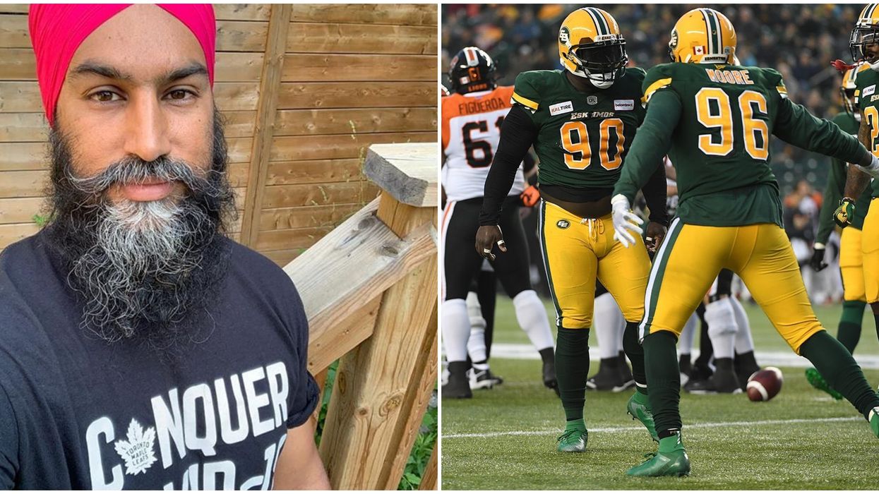 Jagmeet Singh Throws The Spotlight On The Eskimos Following The Redskins' Name Change