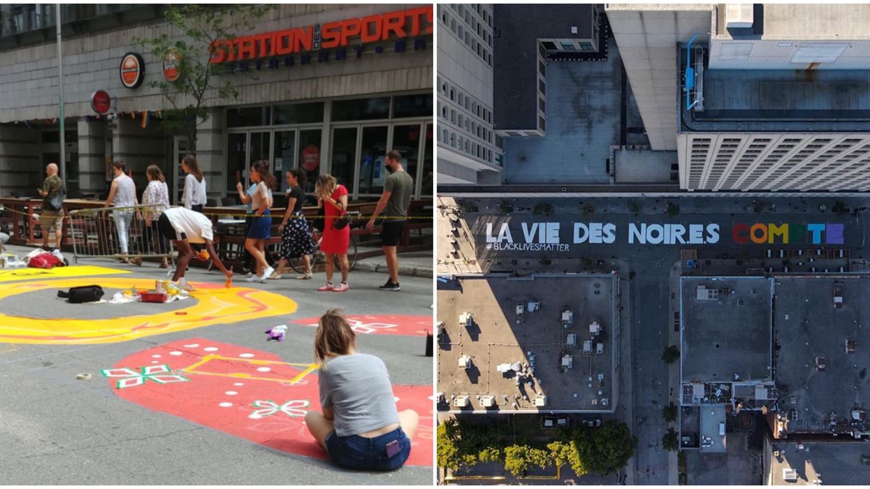 La nouvelle fresque #BlackLivesMatter à Montréal ne sera plus blanche