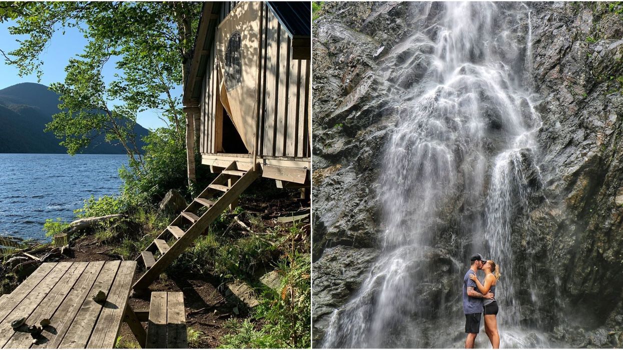 Tu peux louer une cabane qui donne l'impression d'être «au milieu de nul part» au Québec
