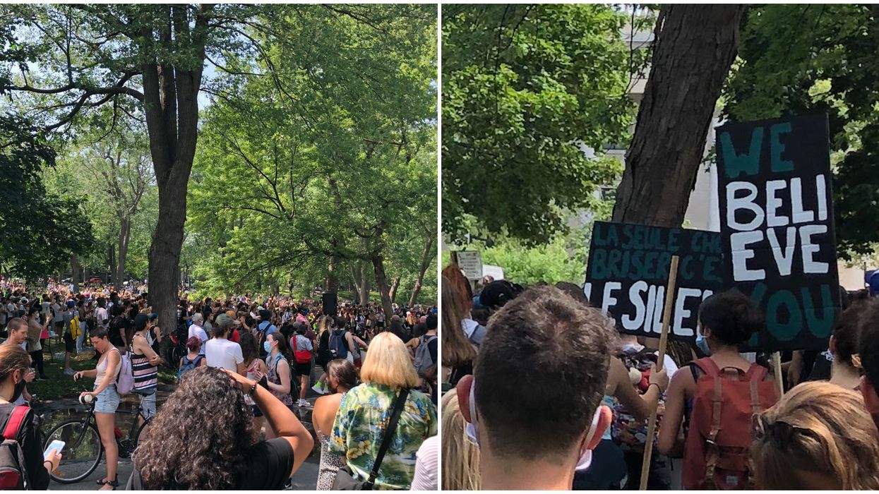 Des centaines de manifestants contre les abus sexuels ce dimanche à Montréal (PHOTOS)