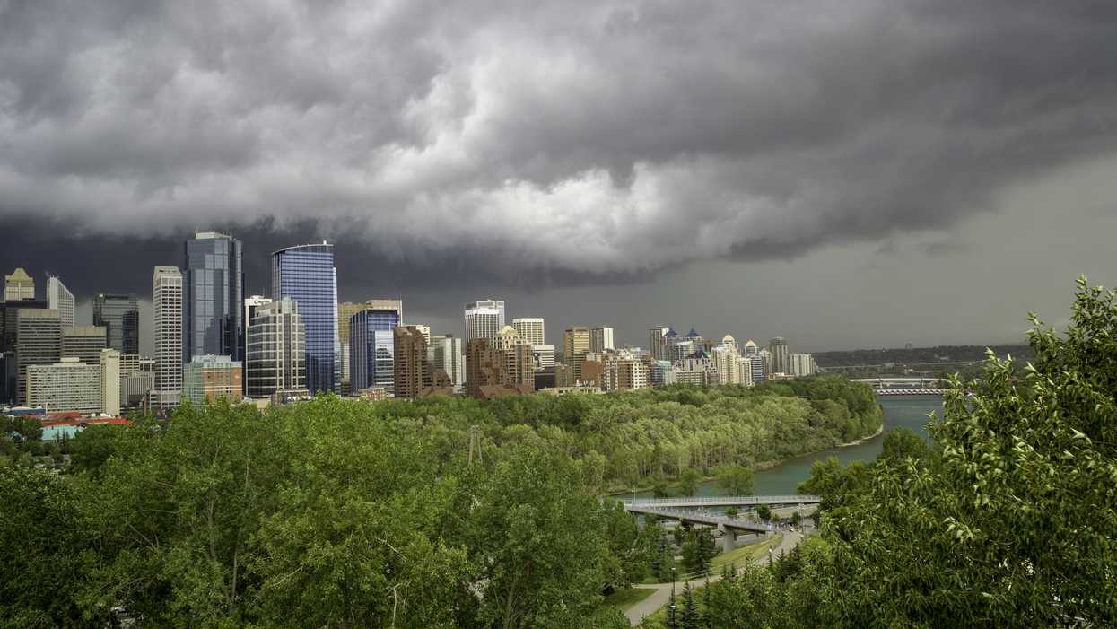 Calgary Is About To Get Slammed With Hail Again Tonight & There's Risk Of A Tornado