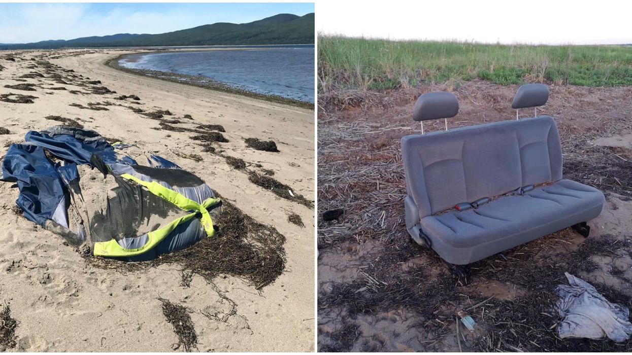 Les plages de la Gaspésie débordent de déchets et ça ne fait pas l'affaire des résidents