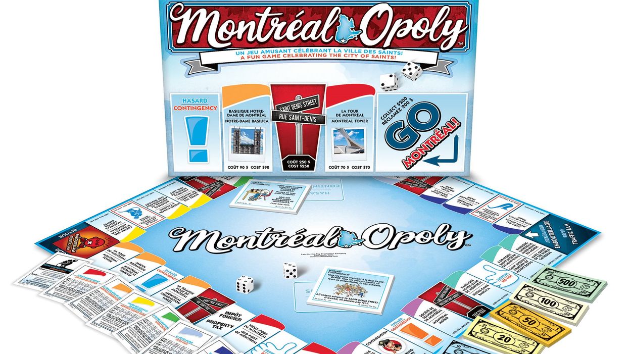 Tu peux jouer au Monopoly version Montréal et, oui,  il y a des « tickets de parking »