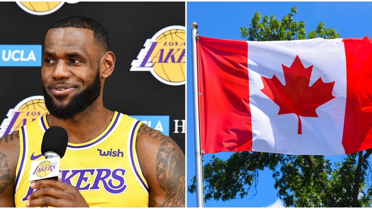 LeBron James Looks Like He Knows Almost All The Words To 'O Canada'