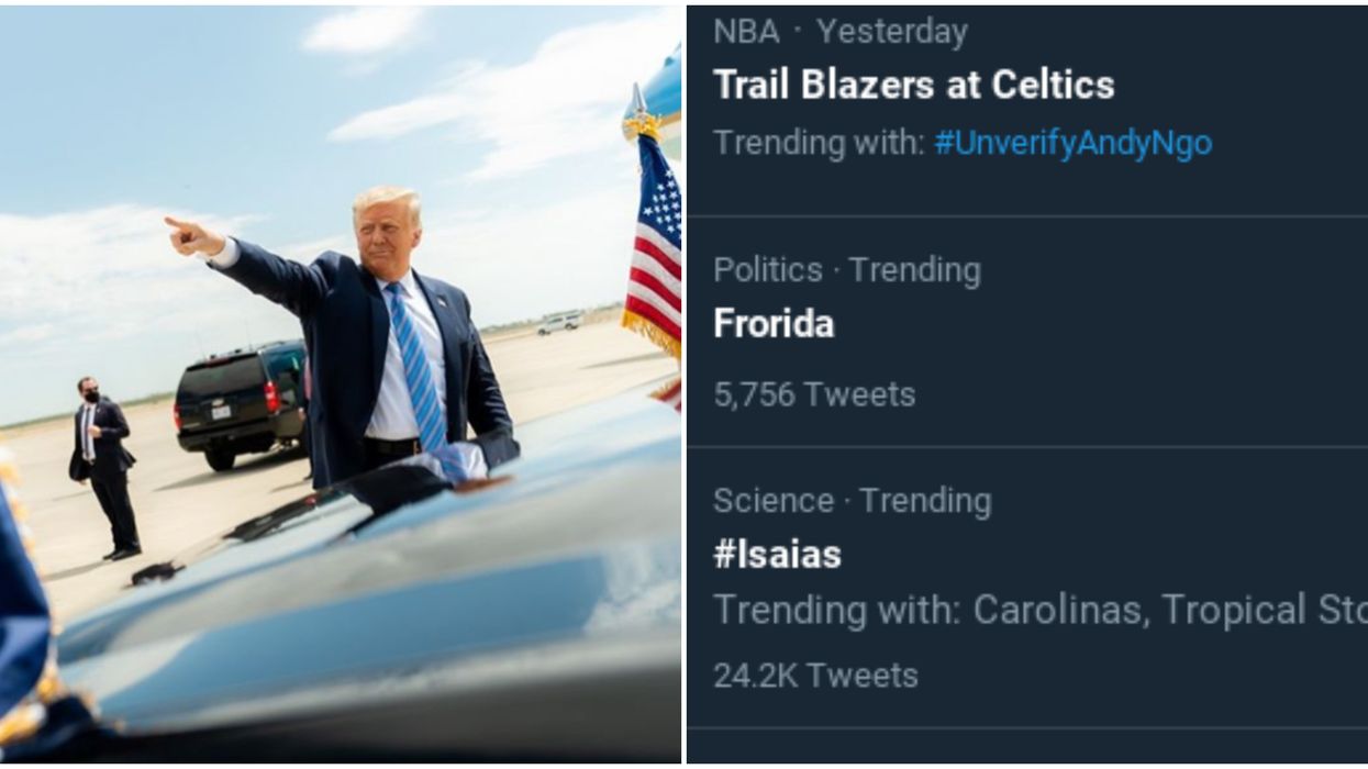 'Frorida' Is Trending After Trump Misspells The Name Of His Home State