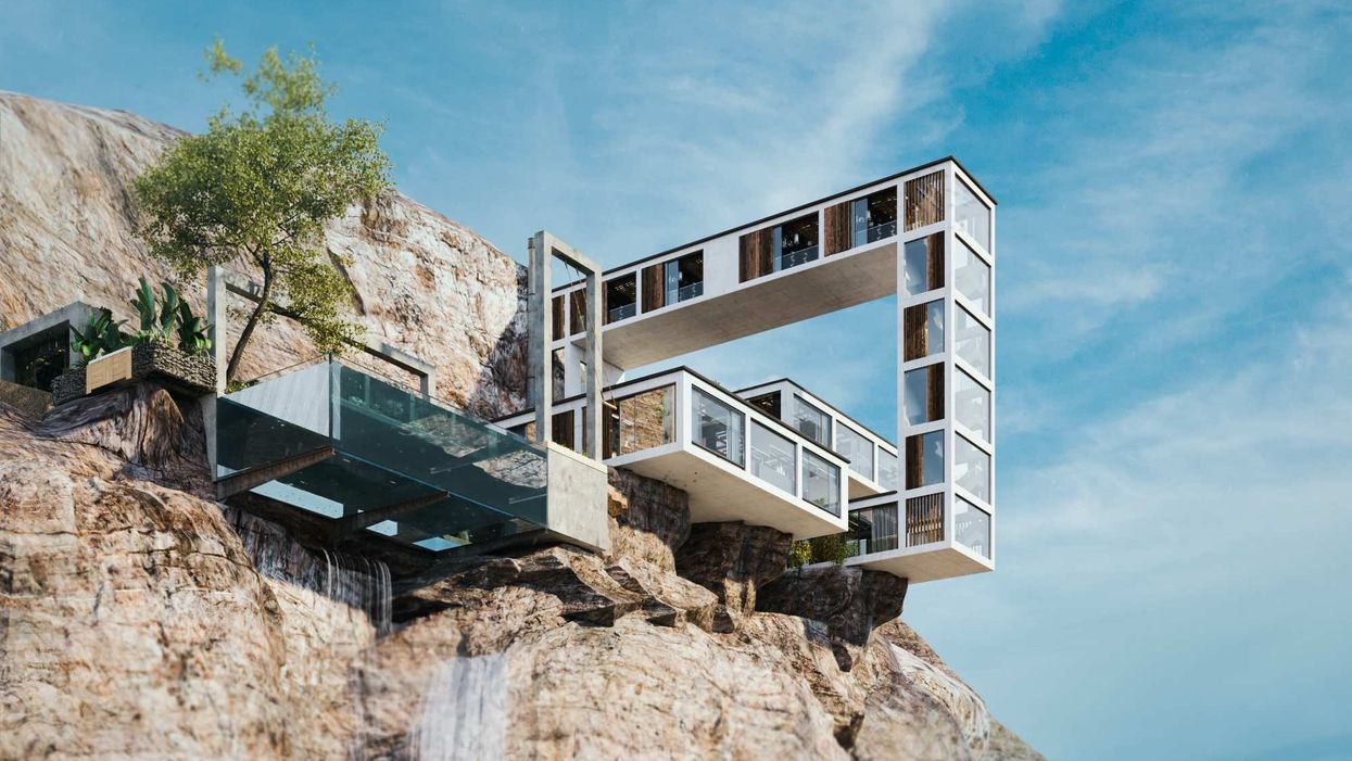 Here's A Look Inside The Mind-Blowing 'Mountain House' Being Built On An Island In BC