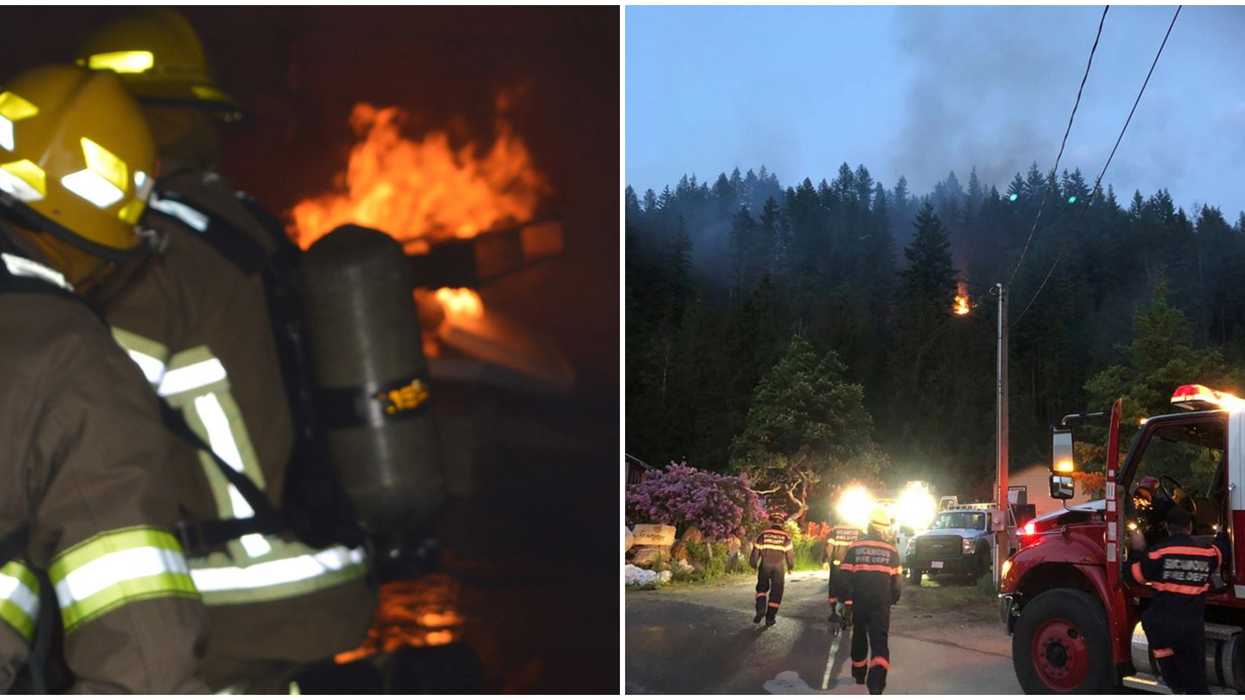 21 People From Saskatchewan Escaped A Massive Houseboat Fire Over The Long Weekend In BC