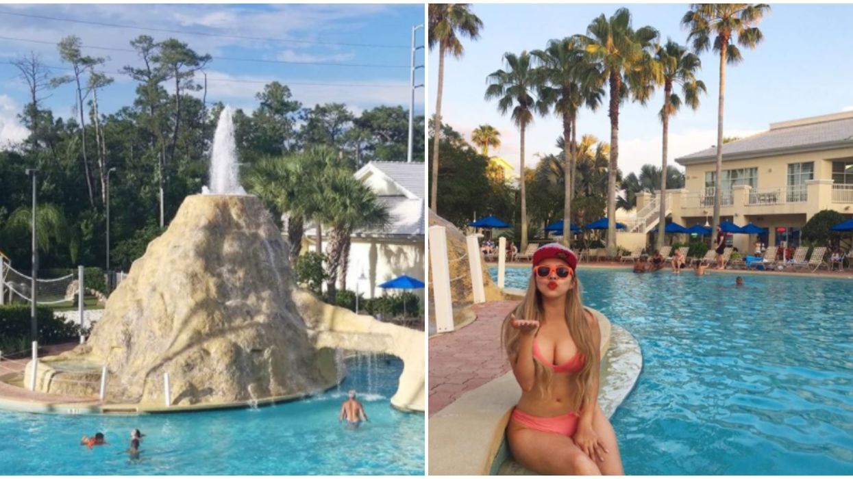 You Can Book A Stay At This Resort With A 'Mini Volcano' Near Disney World For Just $48