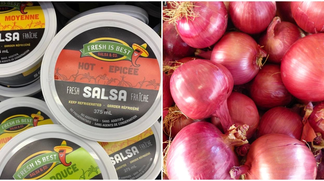 Canada's Salmonella Onion Recall Also Includes Salsa & Salads Now