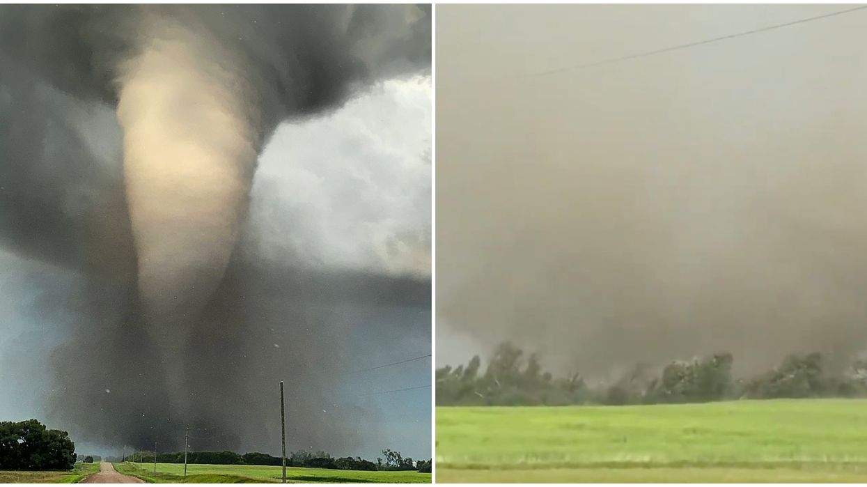 There Was A Huge Tornado In Manitoba & It Threw Vehicles Around (VIDEO)