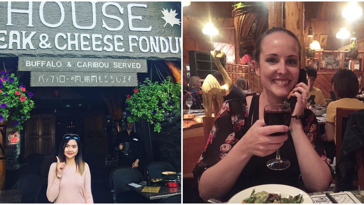 Banff Has A Famous Fondue Restaurant & It's So Retro That There Are Phones At Every Table