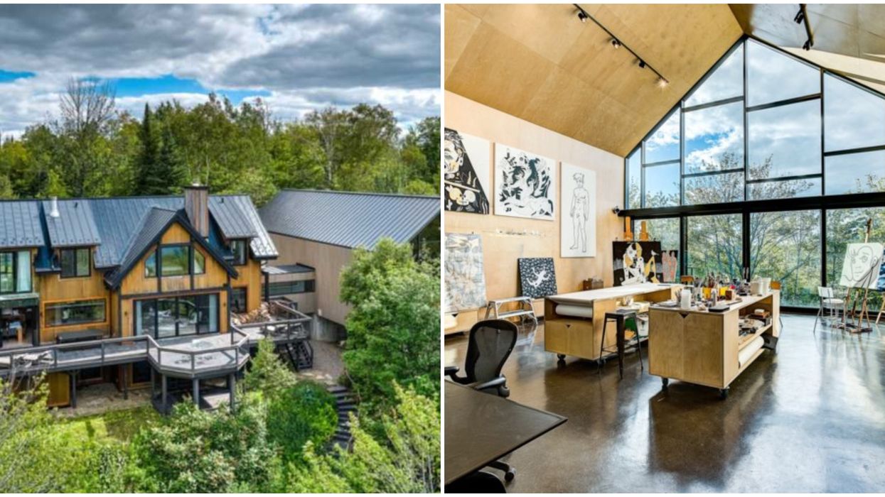 La maison de 2,55 M$ de Stéphane Rousseau dans les Laurentides est à vendre (PHOTOS)