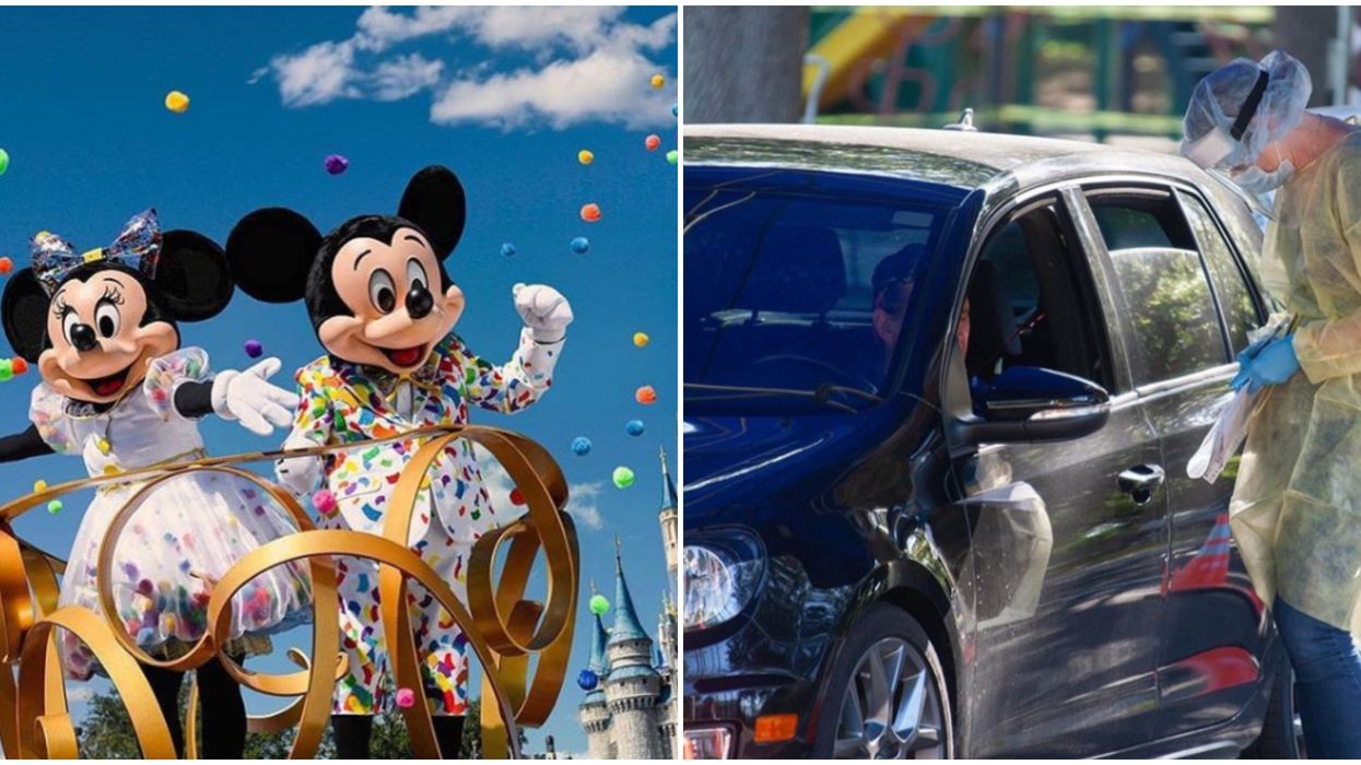 A COVID-19 Testing Site Is The Newest Attraction At Orlando's Disney World