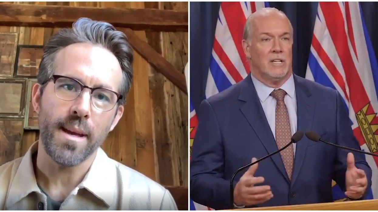 Ryan Reynolds Says He's Not 'The Guy' To Give BC People Advice But Does Anyway (VIDEO)