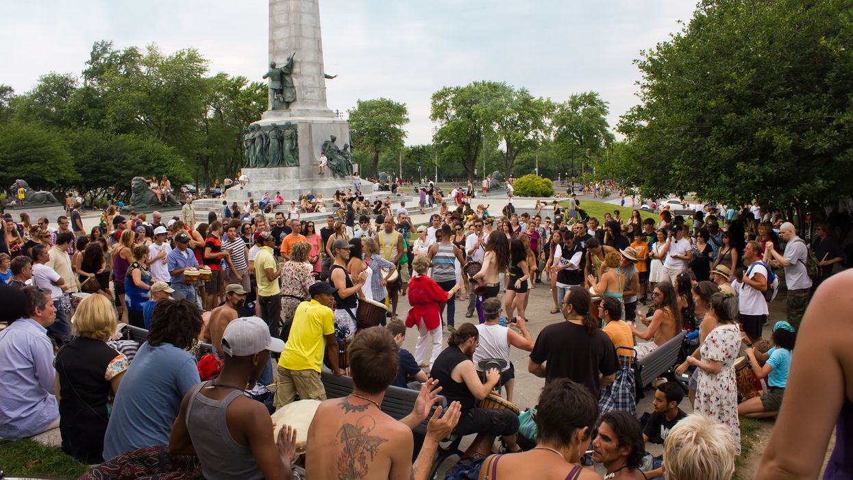 Un événement au mont Royal a rassemblé près de 2 000 personnes ce week-end (VIDÉO)