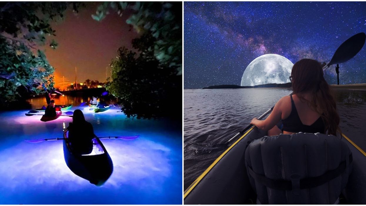 6 Places In Florida Where You Can Kayak Under The Moonlight