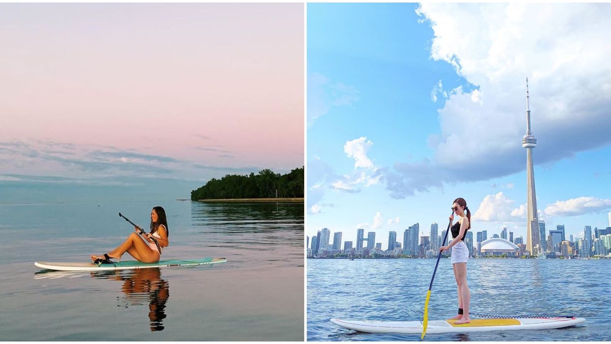 Toronto's Sunset Paddle Board Spot Will Show You A Magical Side Of The 6ix