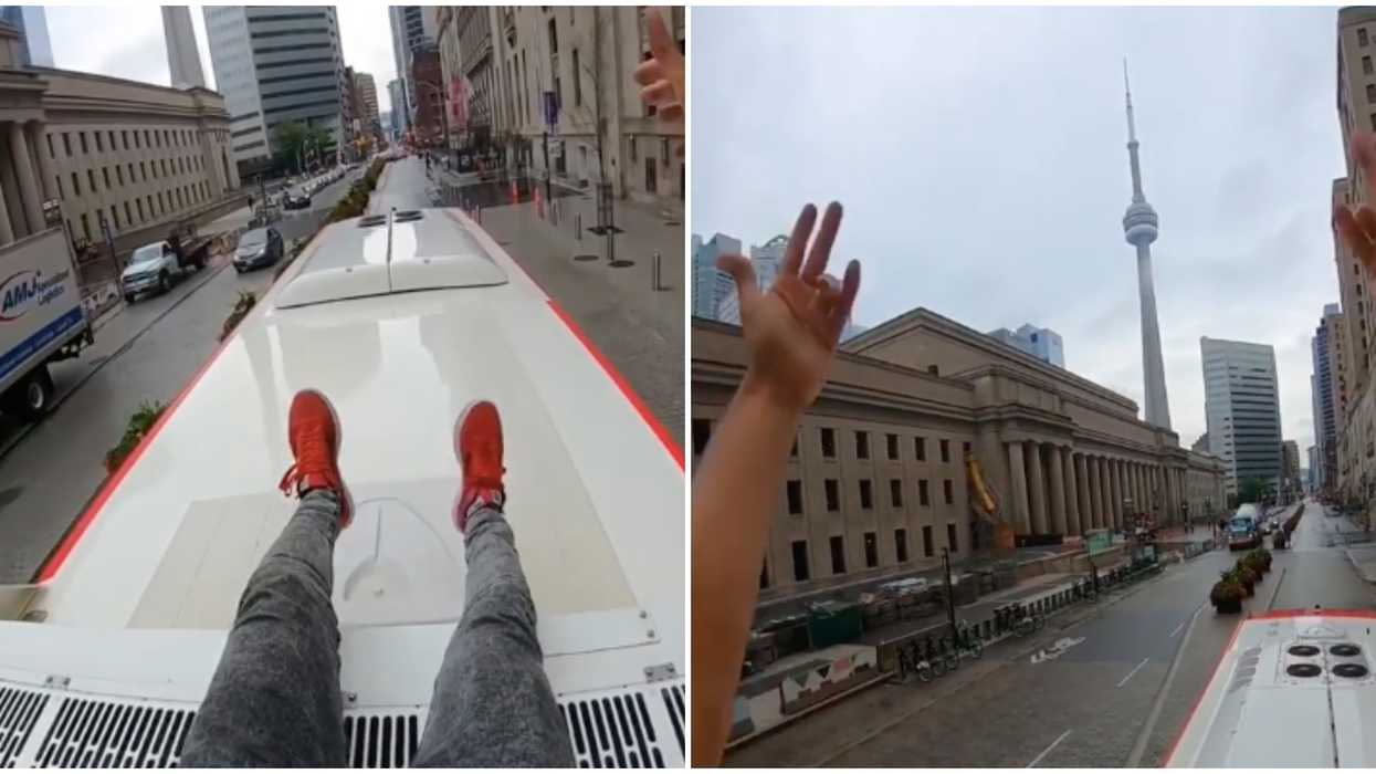 The Guy Who Climbed A Moving Bus In Toronto Is In Trouble With The TTC (VIDEO)