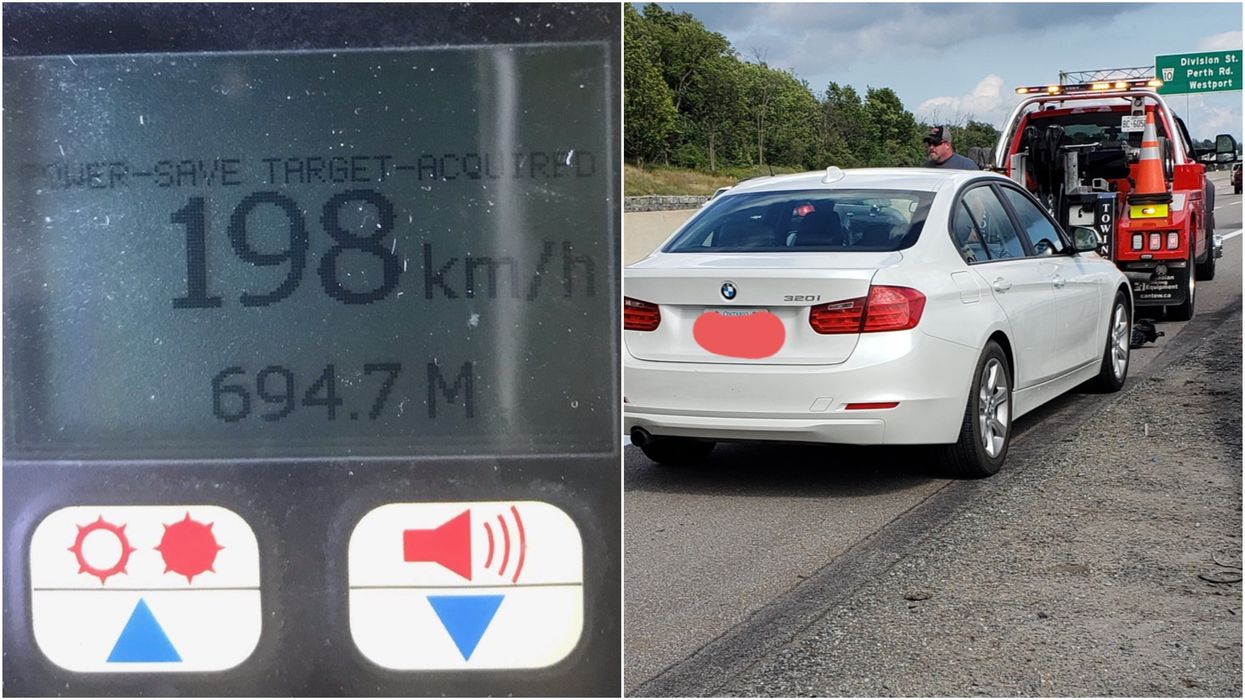 A Teen Was Caught Driving As Fast As A High-Speed Train On The 401 (PHOTOS)