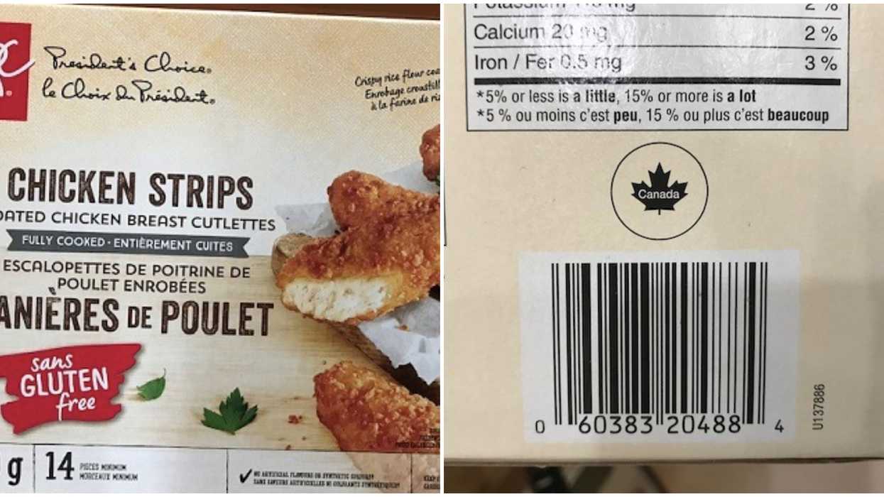 Gluten-Free Chicken Strips Have Been Flagged In Canada For Possibly Containing Gluten