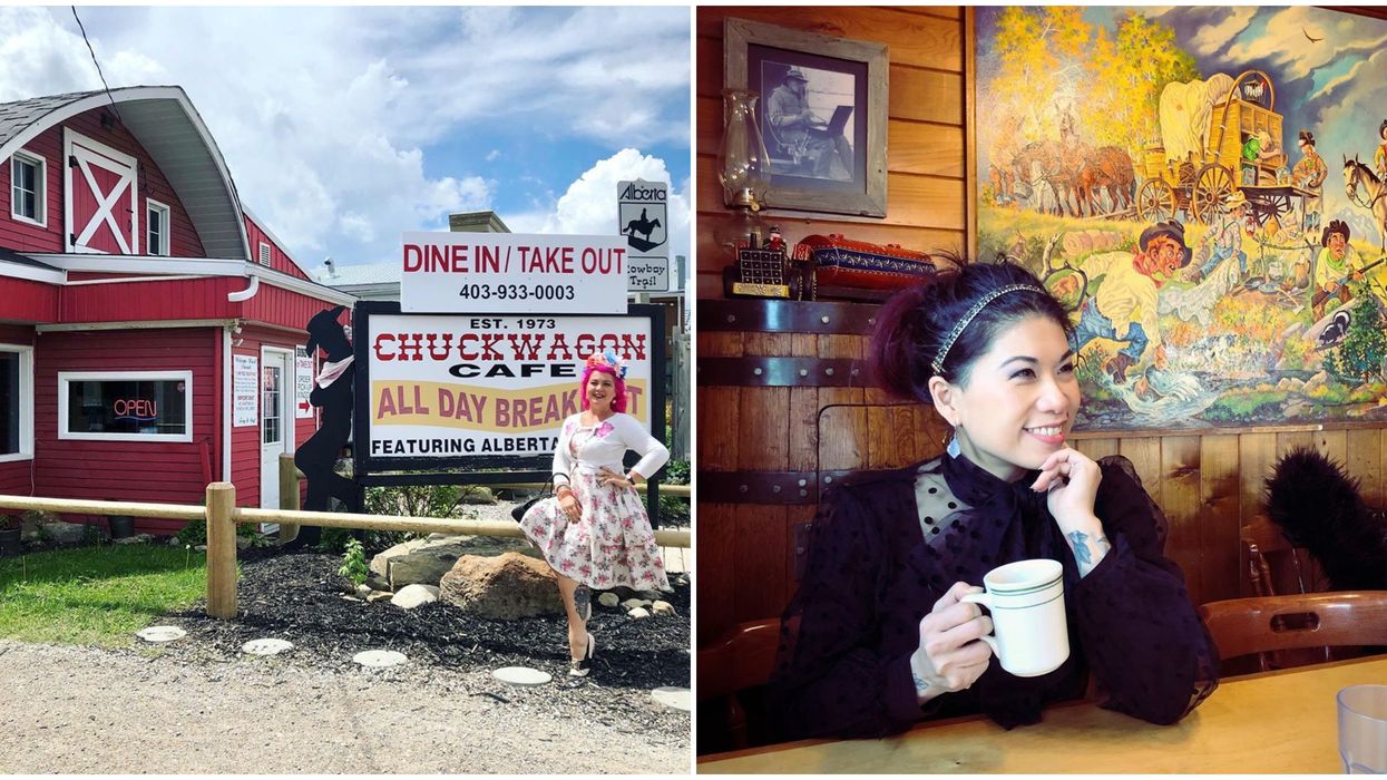 There's A Famous Cowboy Restaurant Hidden In The Tiniest Albertan Town Near Calgary