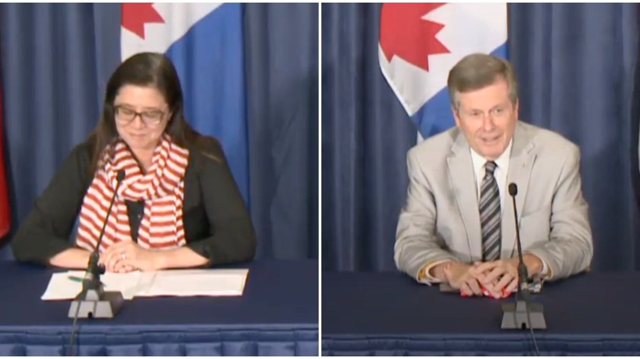 Dr. de Villa Said She Doesn't Cheer For The Leafs & John Tory Was Not Impressed (VIDEO)