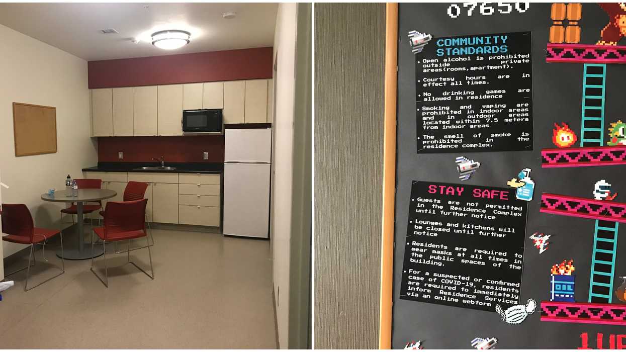 Living In Residence At U Of C Is Way Different This Year With No Common Areas & No Guests