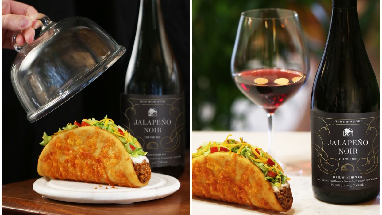 You Can Order Wine With The Return Of Taco Bell Canada’s Toasted Cheesy Chalupa For A Limited Time