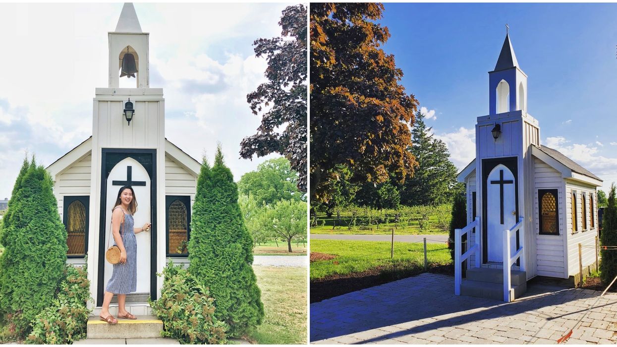 You Can Road Trip To The World's Smallest Chapel In Ontario This Fall