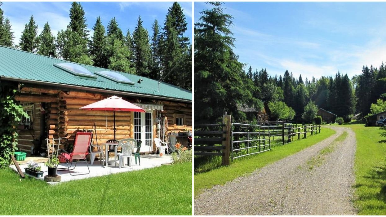 This Romantic Log Cabin For Sale In Alberta Is A Dream Home If You Love The Woods