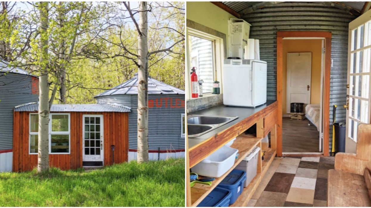 You Can Rent A Cozy Converted Grain Bin In The Stunning Alberta Countryside