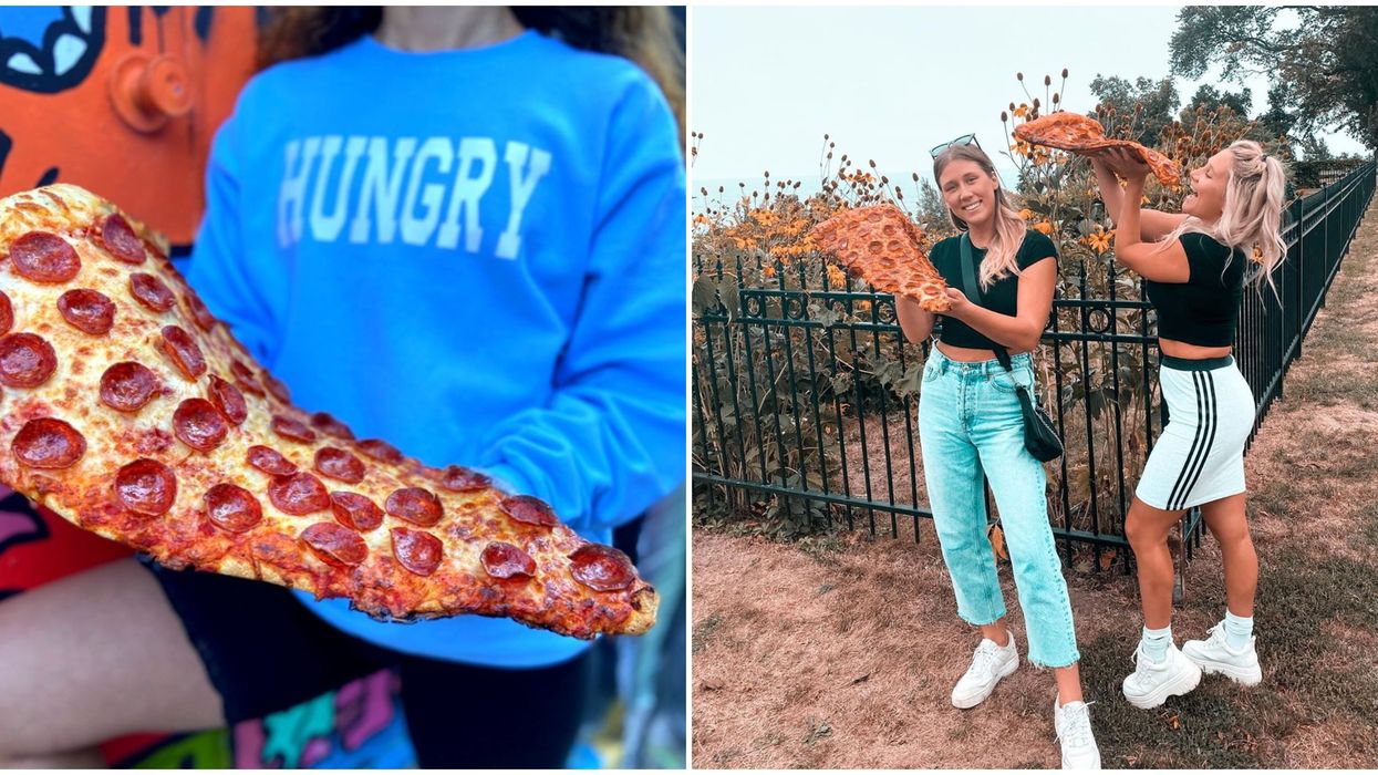 You Can Get Pizza Slices Bigger Than Your Head At This Ontario Spot