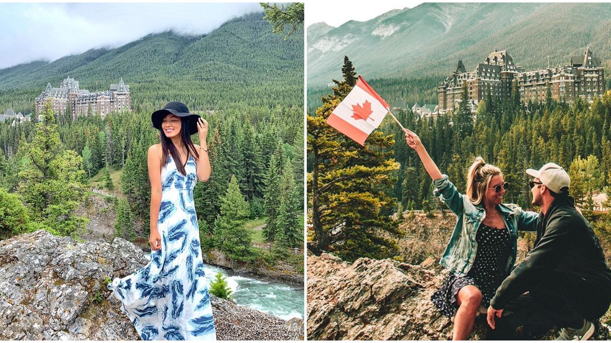 You Can Find The Most Epic View Of The Banff Springs At This Top Secret Lookout Spot