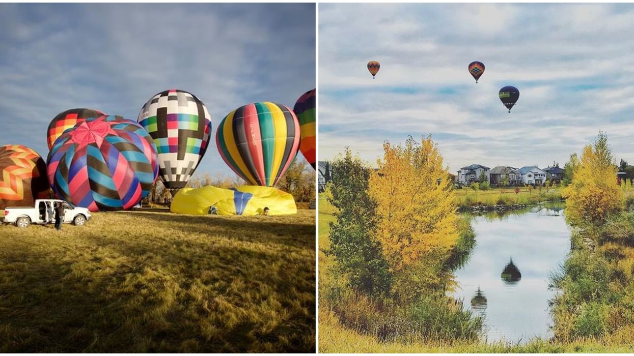 A Mesmerizing Air Balloon Festival Will Fill The Sky Near Calgary This Weekend