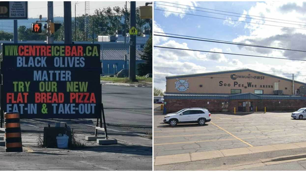 Ontario Bar Blasted For ‘Black Olives Matter’ Sign
