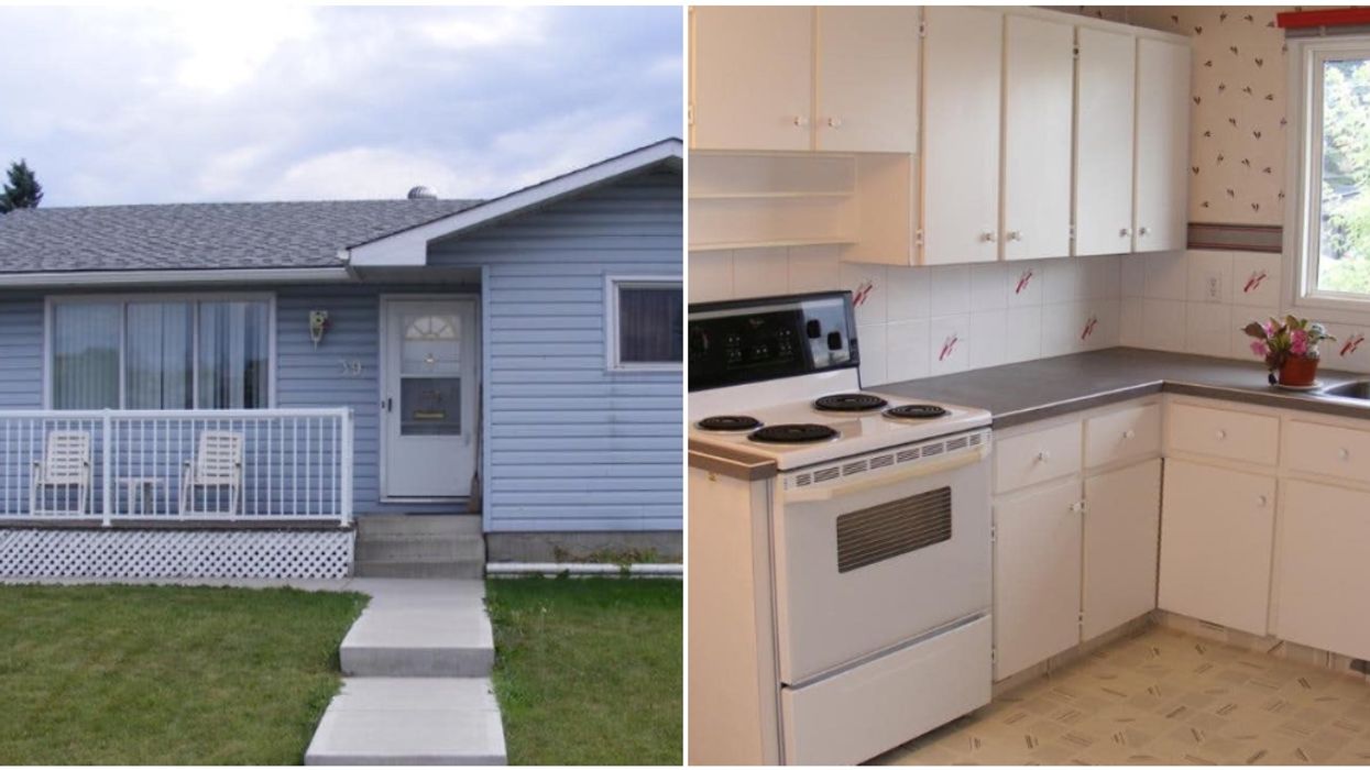 Cute & Cheap Calgary Home For Sale Is Only $269k If You Don't Mind The Serious Retro Vibes