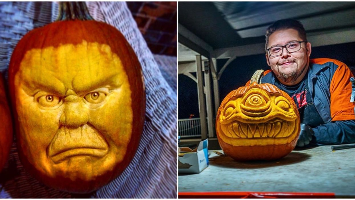 Ontario's Pumpkin Picasso Will Carve Your Selfie Into A Jack-o-Lantern