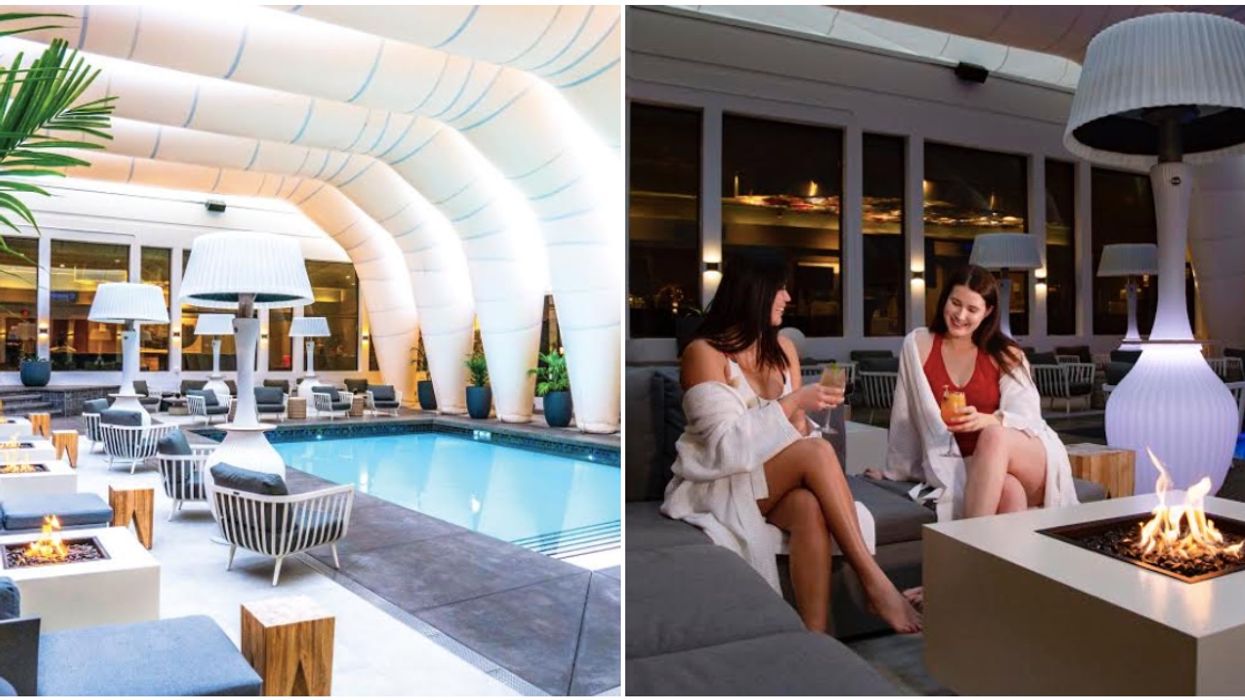 Hotel Arts' Pool Is Turning Into A Tropical Paradise For Winter & It Will Forever Be 24C