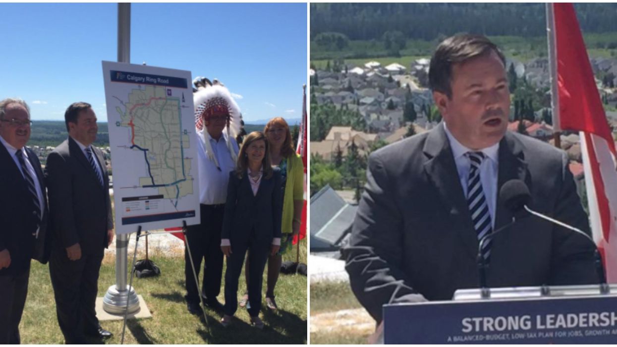 An Indigenous Man Just Cut His Braids In A Tense Protest Of Calgary’s New Road (VIDEO)