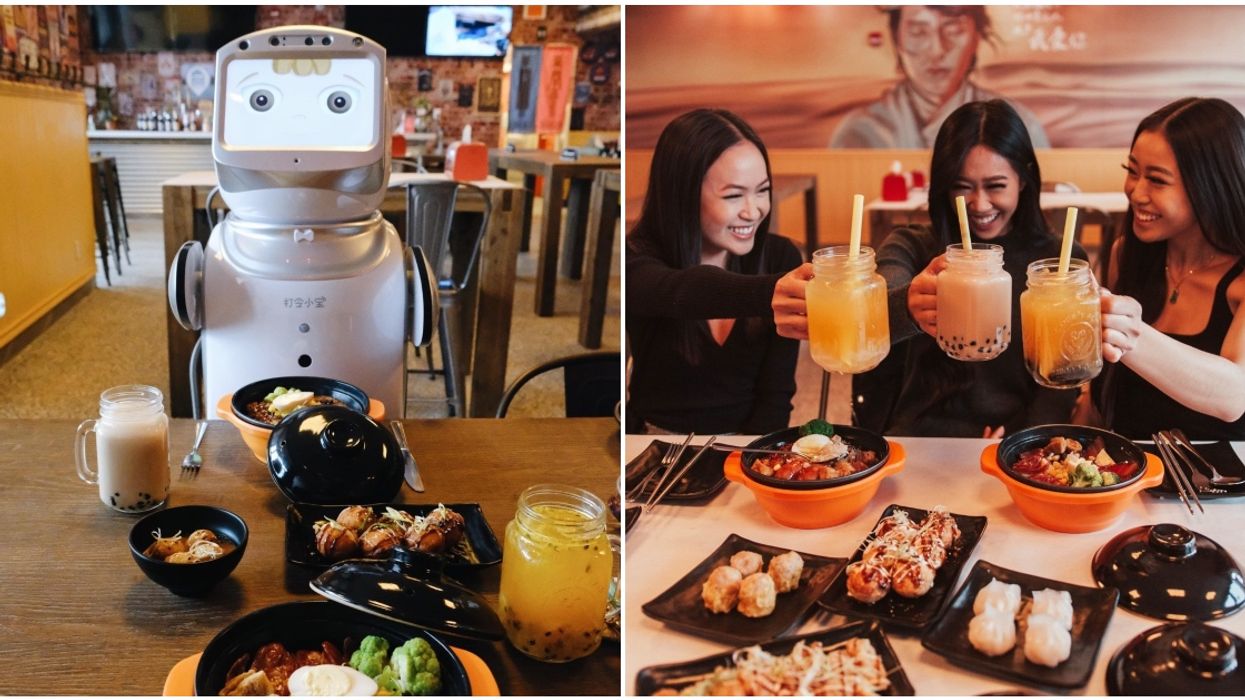 There Are Robot Servers At This New Calgary Restaurant & We're Officially Over Humans