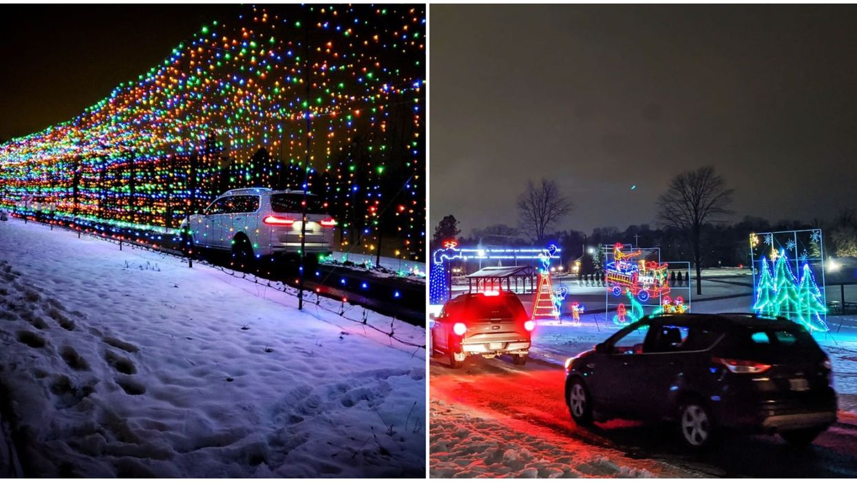 You Can Drive Through Twinkling Tunnels At Ontario’s 2-km Illuminated Trail This Week