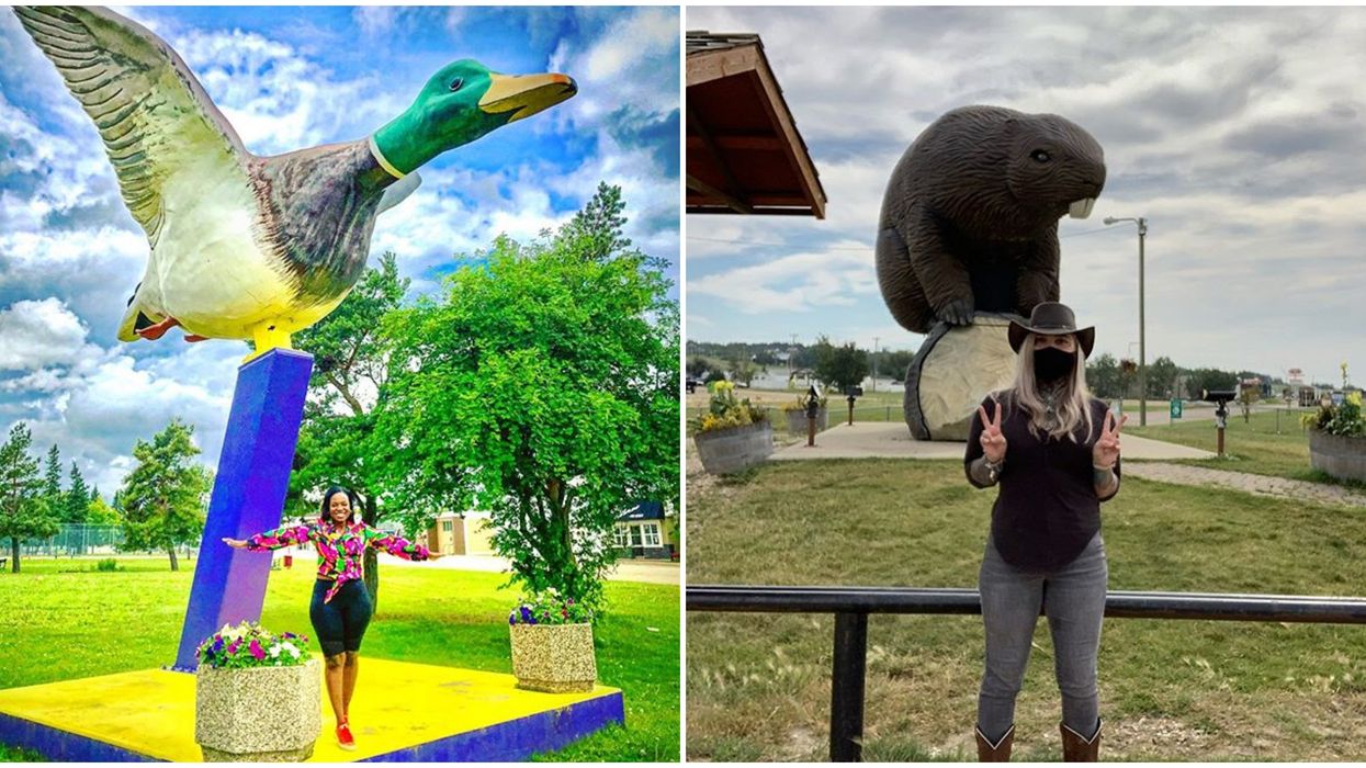 7 Randomly Oversized Roadside Wonders In Alberta That Prove It’s The Weirdest Province