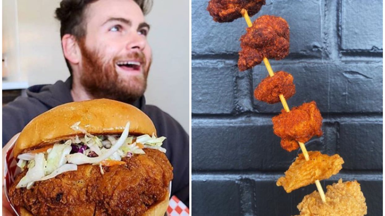 You Can Get A Hot Chicken Nugget Flight That Goes From Zero To Yikes In Dallas