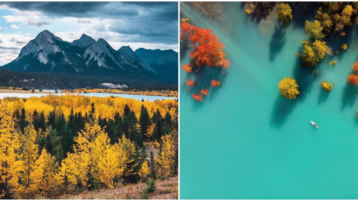 You Need Make The Trip To This Surreal Alberta Lake Before It Freezes Over For Winter