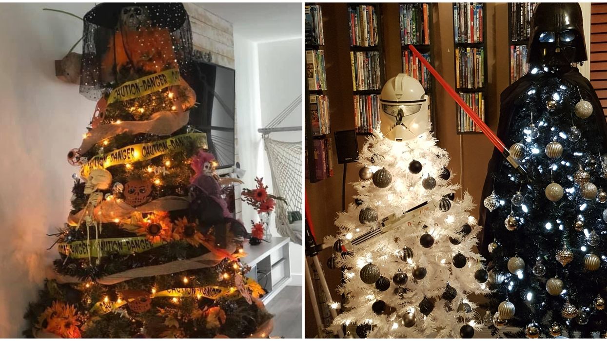 Les sapins d'Halloween existent et c'est le mix idéal entre tes deux fêtes préfs (Photo)
