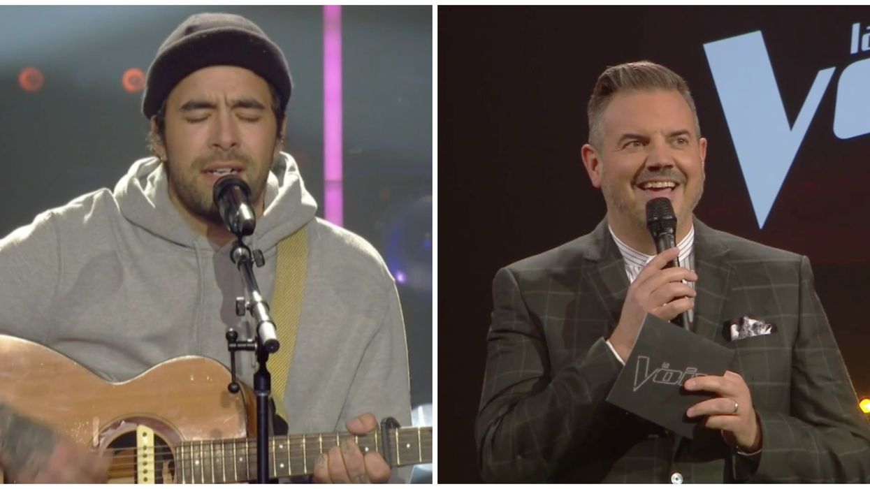 Charles Lafortune lance une pointe cocasse à Clément Jacques à son élimination de La Voix